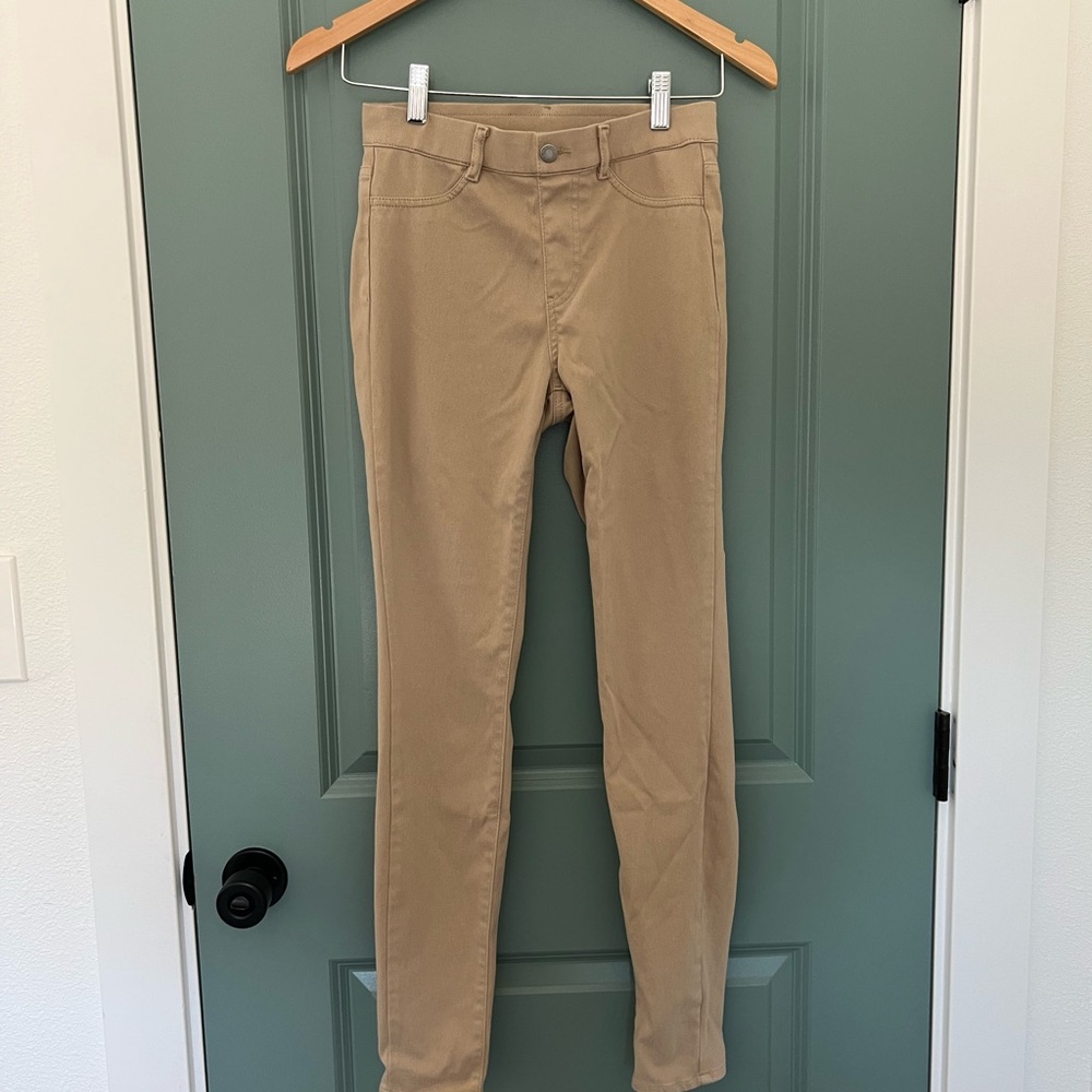 UNIQLO beige/tan jegging (size S)